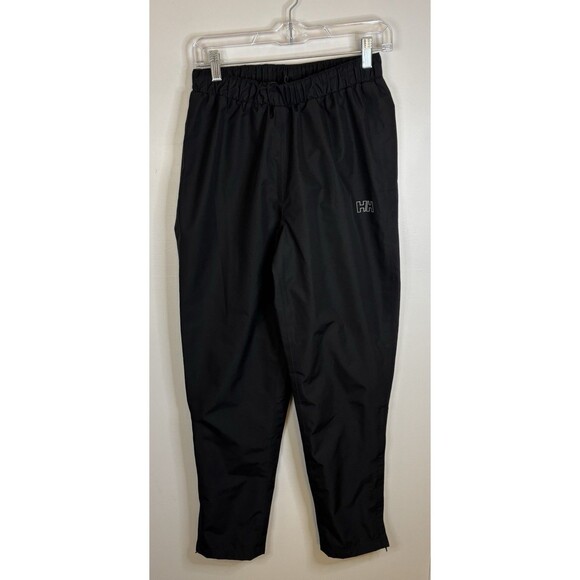 HELLY HANSEN Women Seven J Black Rain Pants Medium Wind Waterproof Lined Outdoor - Picture 2 of 13